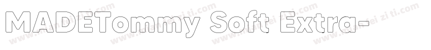 MADETommy Soft Extra字体转换